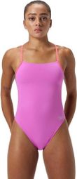 Costume da bagno Speedo Solid Lattice 1-Piece Donna - Viola / Rosso