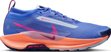 Nike Pegasus Trail 5 GTX Trail Running Shoes, Blue/Pink, Women's
