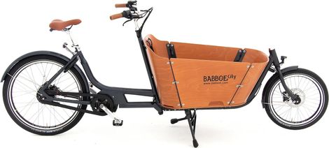 Babboe City Mountain Enviolo NuVinci 500 Wh 20/26'' Grijs Antraciet Bruin 2023 Elektrische Bakfiets