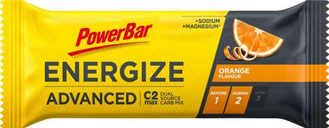 Barre Énergétique PowerBar Energize Advanced Orange 55g