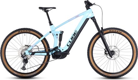 Cube Stereo Hybrid 160 HPC Race 750 27.5 Electric Full Suspension MTB Shimano Deore 12S 750 Wh 27.5'' Ice Blue 2023