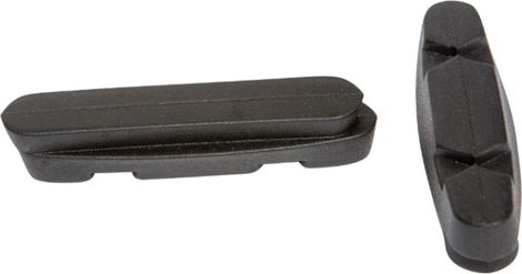 PATIN DE FREIN ROUTE FIBRAX NOIR POUR CAMPAGNOLO (PAIRE)