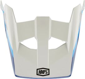 Visera de recambio para <strong>casco de gatillo de avión</strong> Blanco / Azul