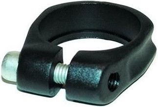Collier de Selle Alu D32 Noir Avec Vis BTR
