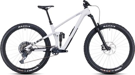 Cube Stereo One55 C:62 Race Full Suspension MTB Sram GX/NX Eagle 12S 29'' Light Grey