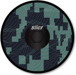 <p>Tapa de</p>potencia Slicy Fun Verde píxel / Negro