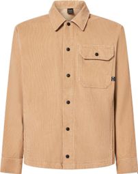Oakley Roam Commuter Corduroy Beige Long Sleeve Shirt