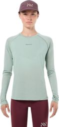 Camiseta Trail NNormal Merino 02 Verde para mujer