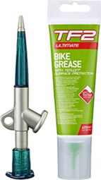 GRAISSE VELO WELDTITE TF2 BIKE AU TEFLON AVEC PISTOLET (TUBE 125ml)