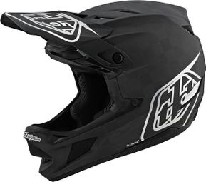 Integrierter Helm Troy Lee Designs D4 Carbon Mips Stealth Schwarz / Silber