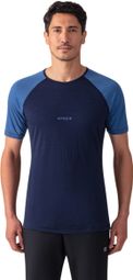 AYAQ Biafo Merinos Korte Mouw Trui Blauw