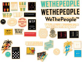 Set of 15 WeThePeople 15 Pieces Stickers