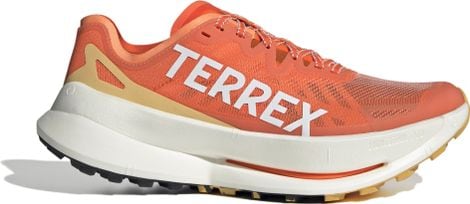 Chaussures de Trail adidas Terrex Agravic Speed Ultra Orange Blanc Femme