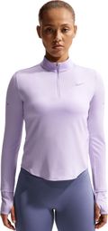 Nike Swift Violet Damen-Oberteil mit 1/4-Reißverschluss