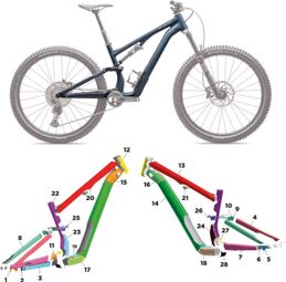 Kit de protection sur-mesure Specialized Stumpjumper Alloy - 2025 - S4 - Brillant