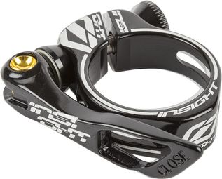INSIGHT Schnellspanner-Sattelklemme QR Alu Durchmesser 31.8mm Schwarz