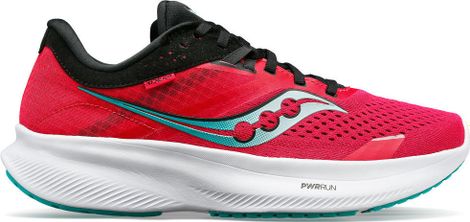 Saucony Ride 16 Running Shoes Pink Black