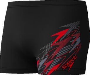 Speedo Medley Logo zwembroek voor heren, zwart/rood