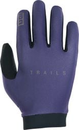 ION Logo Violet MTB Handschoenen Unisex