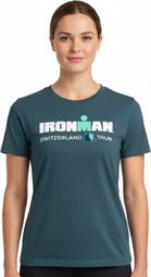 Ironman Switzerland Kurzarm T-Shirt Blau Türkis Damen