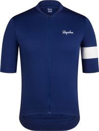 Maillot manches courtes Rapha Core Jersey Bleu/Blanc Homme