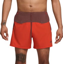 Pantaloncini Nike Trail Second Sunrise 5in Uomo Rosso