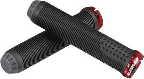 Paire de Grips Spank Spike 33mm Noir / Rouge