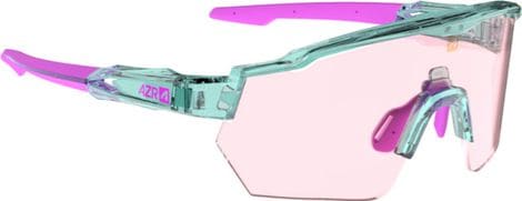 AZR Kromic Race RX Crystal Turquoise Verni / Pink Photochromic Goggles