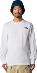 T-shirt lange mouwen The North Face Easy Blanc Homme