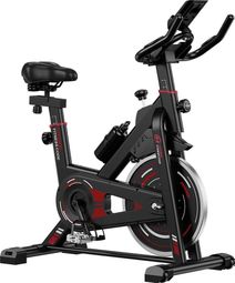Vélo d'appartement Fitness D 8KG magnétique rouge
