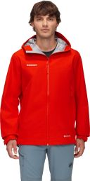 Men's Mammut Crater Light Hooded Waterproof Jacket Red