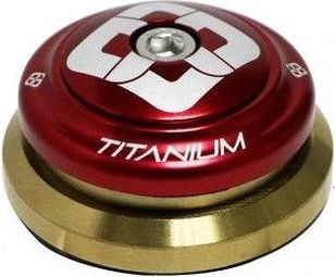 Jeu De Direction Pride Ti45 Tapered 1-1/8  - 1.5  Rouge