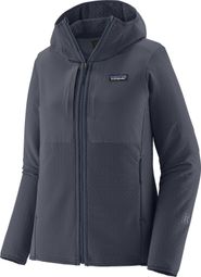 Polaire à Capuche Patagonia R2 CrossStrata Hoody Bleu Femme