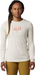 Fox Ranger Dr Mid Women's Long Sleeve Jersey White
