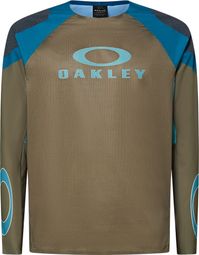 Oakley Seeker Edge Khaki/Blauw Trui met lange mouwen