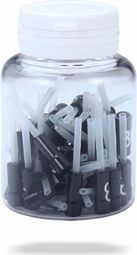 BBB Nosed Ferrules Aluminium (50 pcs) Black