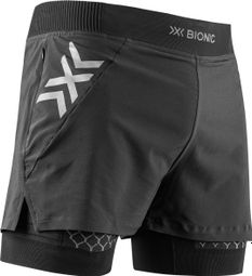 Pantalón Corto X-Bionic Twyce Race 2 en 1 Negro Hombre