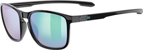 Occhiali Uvex LGL 52 Nero/Verde a specchio