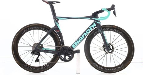 Produit reconditionné · Bianchi Oltre RC E.Nicolas Carbone Di2 12V · Noir / Vélo de route / Bianchi | Très bon état