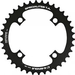 PLATEAU VAE-E-BIKE 4BRA D.104 POUR BOSCH - BROSE - YAMAHA - GIANT - SHIMANO E-STEPS TA E-SINGLE 38DTS MONO NOIR ALU 7075