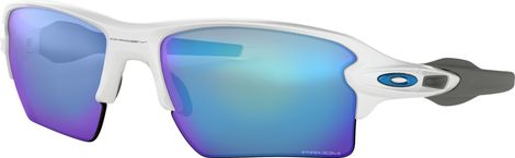 OAKLEY FLAK 2.0 XL Sonnenbrille Weiß - Prizm Sapphir OO9188-9459