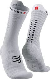 Compressport Pro Racing Sock Bike White / Black