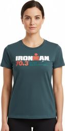 Ironman 70.3 Italy Emilia-Romagna Kurzarm T-Shirt Blau Damen