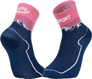 BV Sport Double GR Mid Marine/Rosa Socken