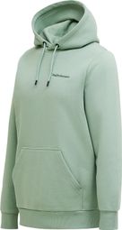 Peak Performance Original Small Logo Groene Hoodie voor Heren