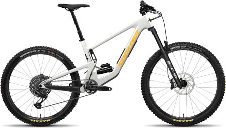 Santa Cruz Bronson 4.1 S Carbon C Volledig geveerde MTB Sram GX Eagle 12V 29''/27.5'' Wit krijt 2024