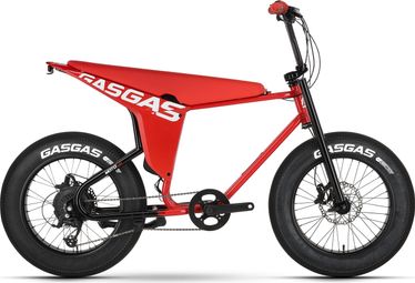 GasGas Moto 1 Electric Beach Cruiser Microshift 7V 504Wh 20'' Rot Schwarz