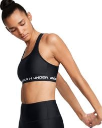 Under Armour Crossback Mid Bra Zwart Dames