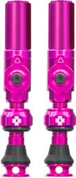 Muc-Off Big Bore Hybrid Pink Tubeless Valves