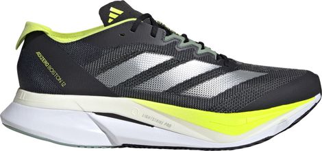 adidas adizero Boston 12 Black Yellow Men's Shoes